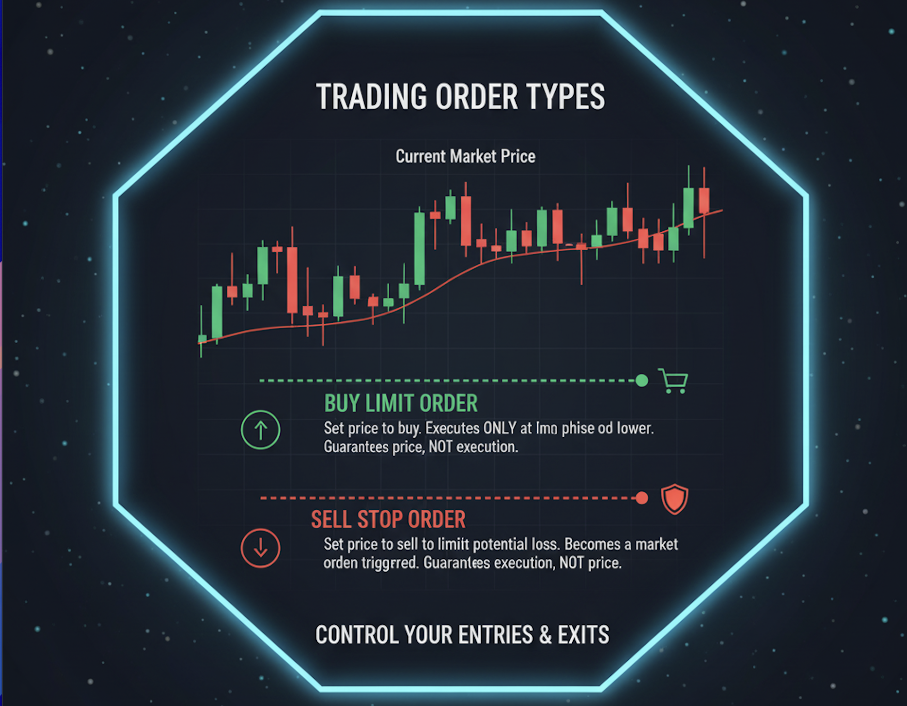 Illustration des ordres Limit et Stop